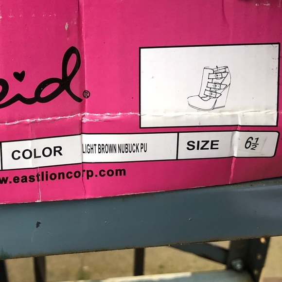 Qupid “Obstacle-07” wedge boot - Picture 8 of 8